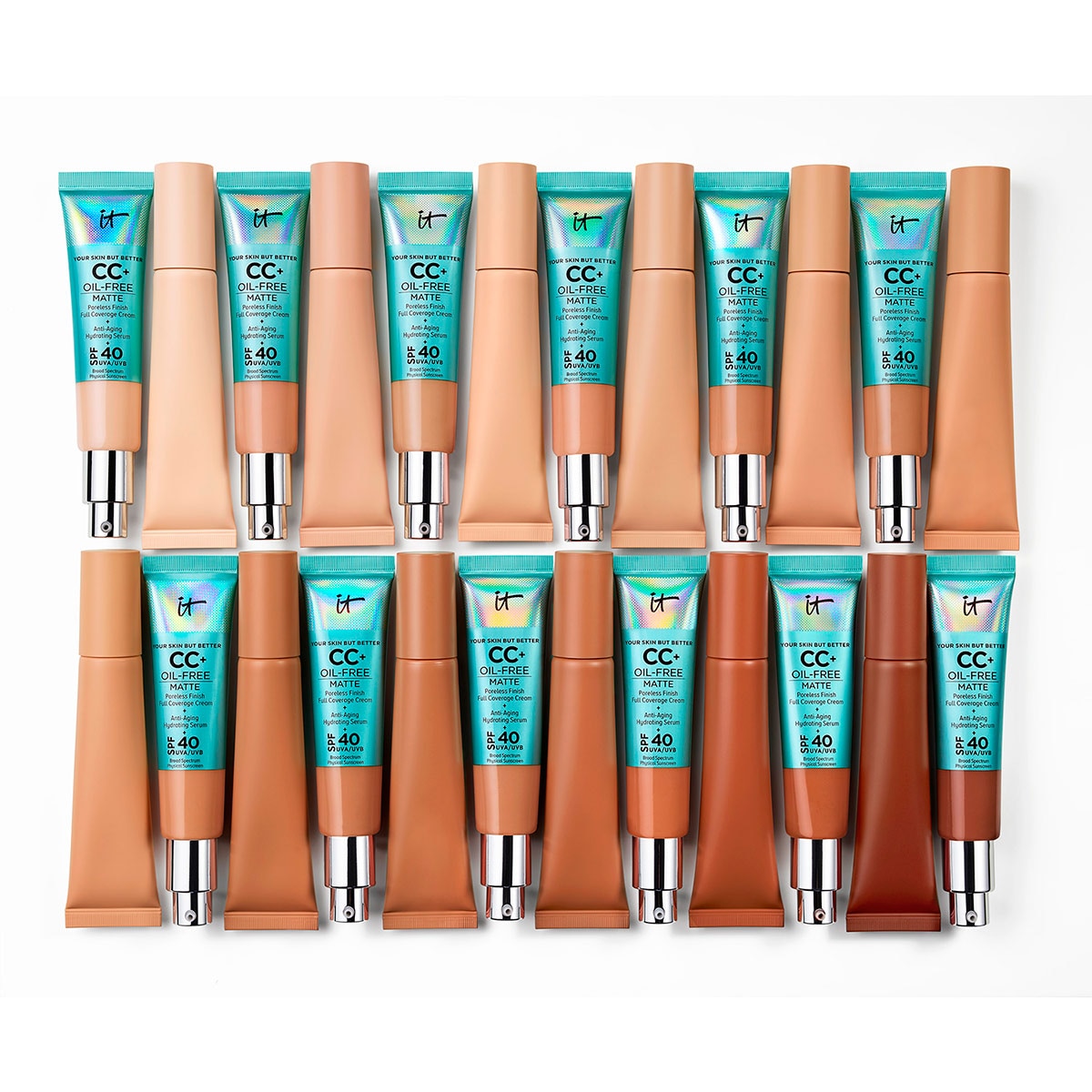 Base de maquillaje Your Skin But Better™ CC+™ Oil Free With SPF 40+ de